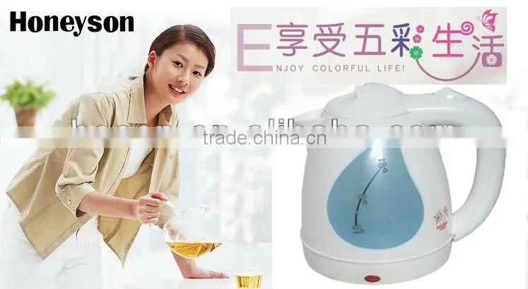 1.5L Kitchen items elegant plastic water level indicator electric canteen