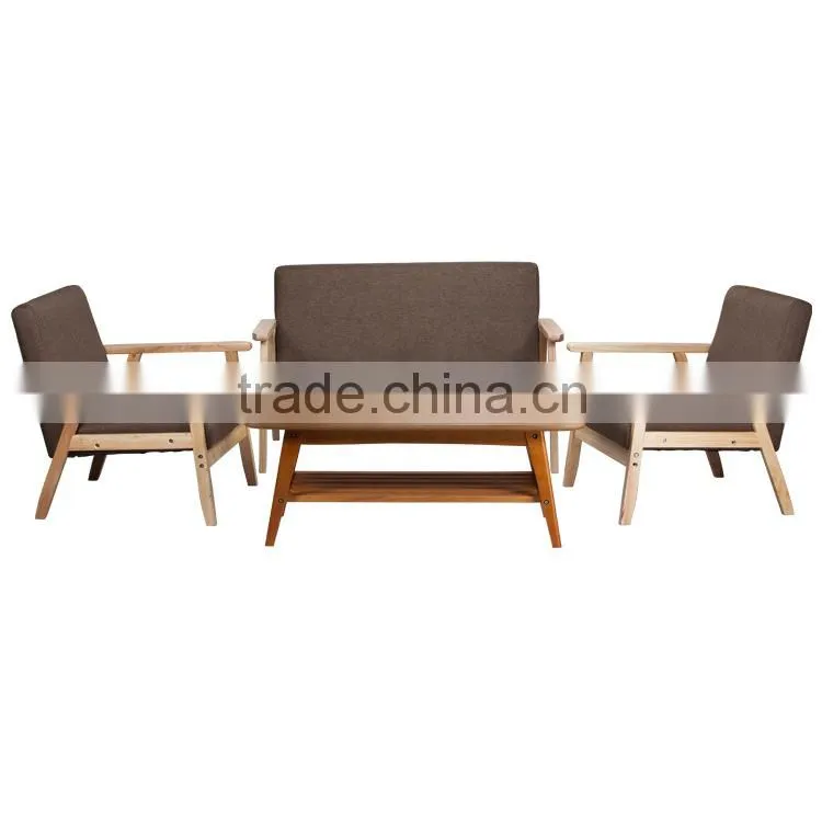 solid wood Modern double sofa chair Y185