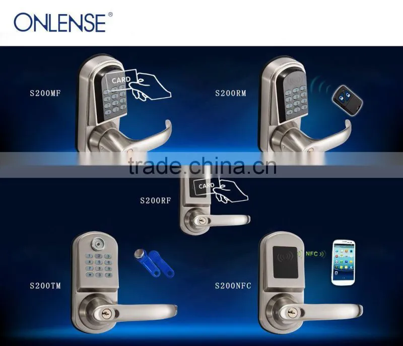 Electronic card access proximity keyless RFID hotel lock