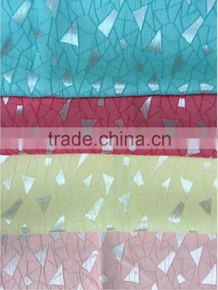 97%polyester 3%spandex woven Jacquard for dess, trousers, coat or home textile
