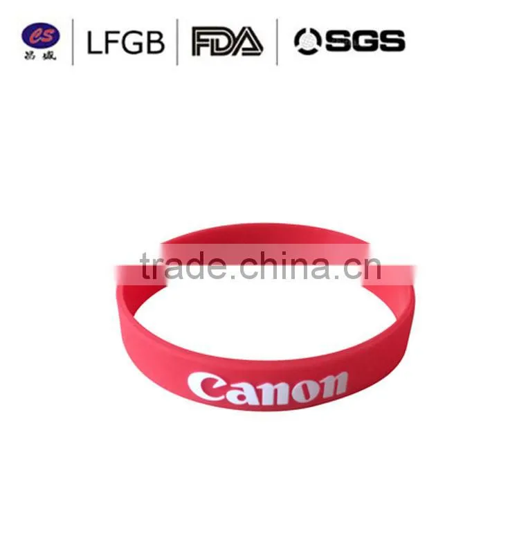 High quality Promotional patented silicone wristband silicone bracelet with cheap price