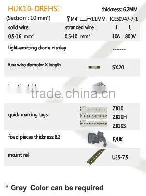 Termination/ Terminals /Terminal Block connector HUK10-DREHSI