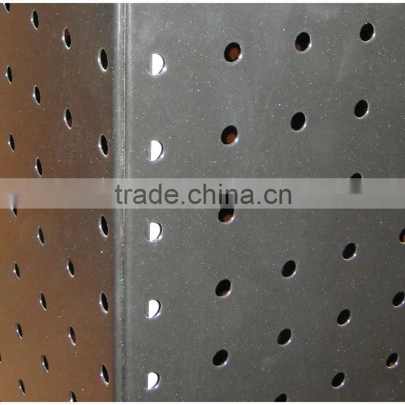 four sides metal counter spinning pegboard stand
