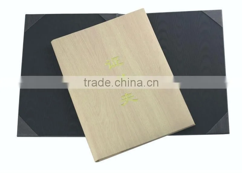 top quality leather material diploma cover promotional diploma cover custom diploma cover with custom hot stamped logo