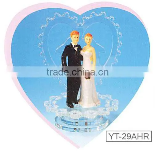 Roman Wedding Cake Topper Figurine Loving Wedding Couple Figurine