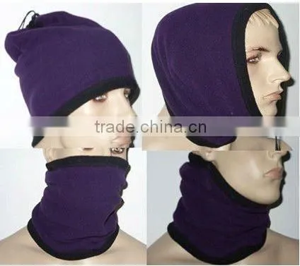 High Quality fashionable red Polar Fleece headband With Customer Logo