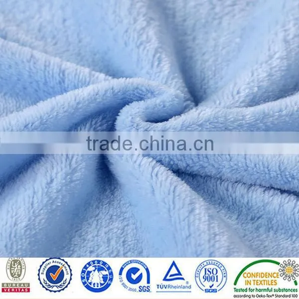 100% Poly Super Soft Short Floss Fabric With Nice Texture