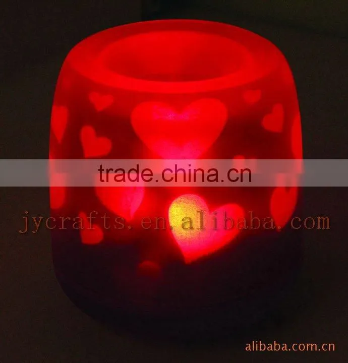 flameless Valentine LED candle