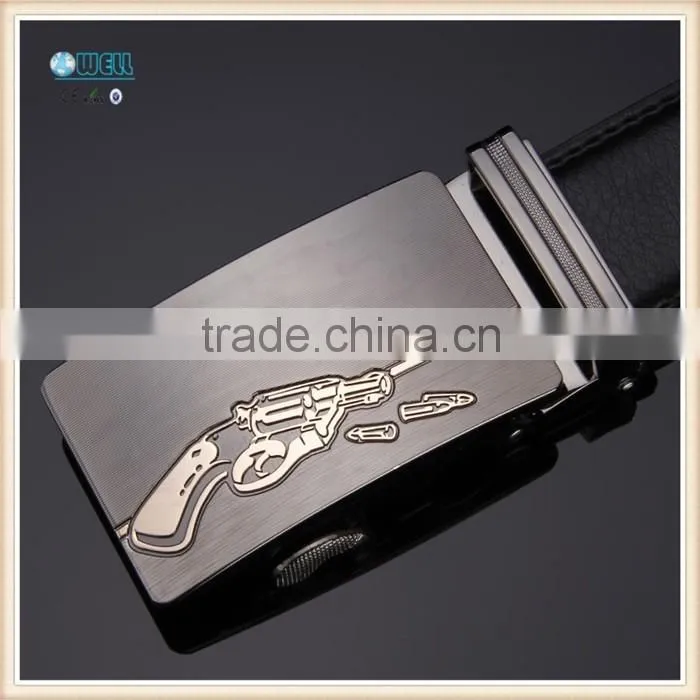 Stainless steel buckles OEM for automatic leather men belt gun buckle belt