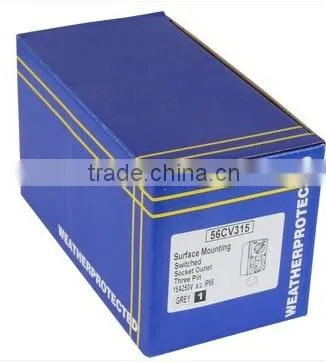 New IP66 Industrial Socket With Switch