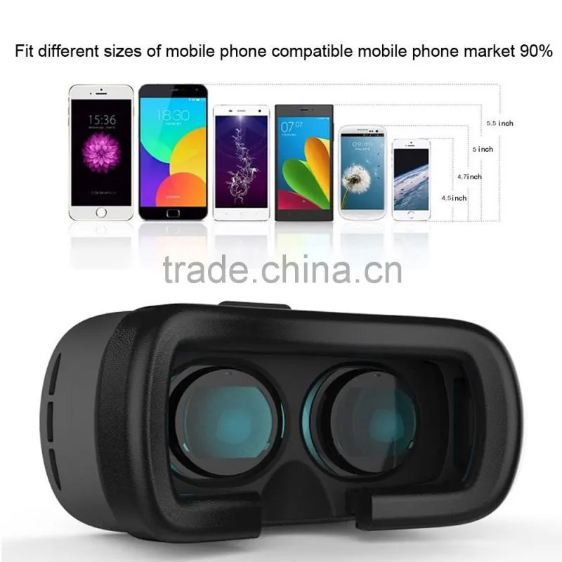 3D Virtual Reality 3D VR Box Headset Game Glasses Helmet for Phone 3D Glasses bluetooth remote control