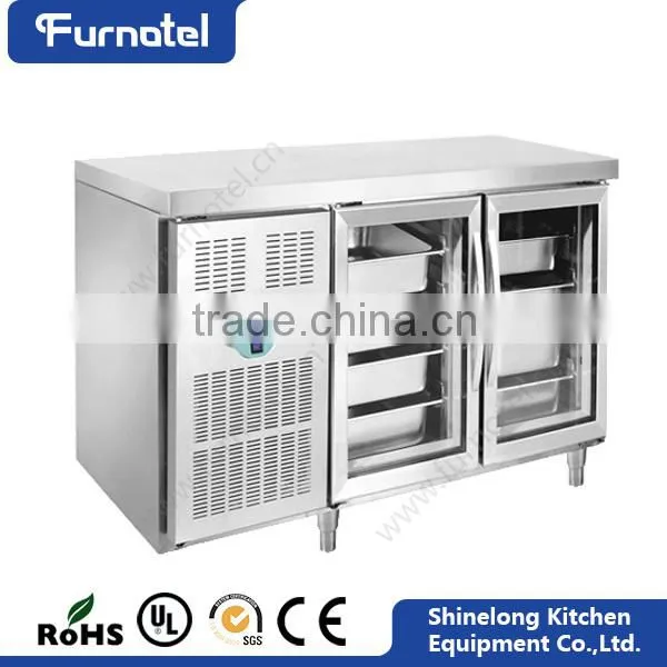 2016 Commercial Supermarket Equipment Cold Drink Undercounter Bar Fridge