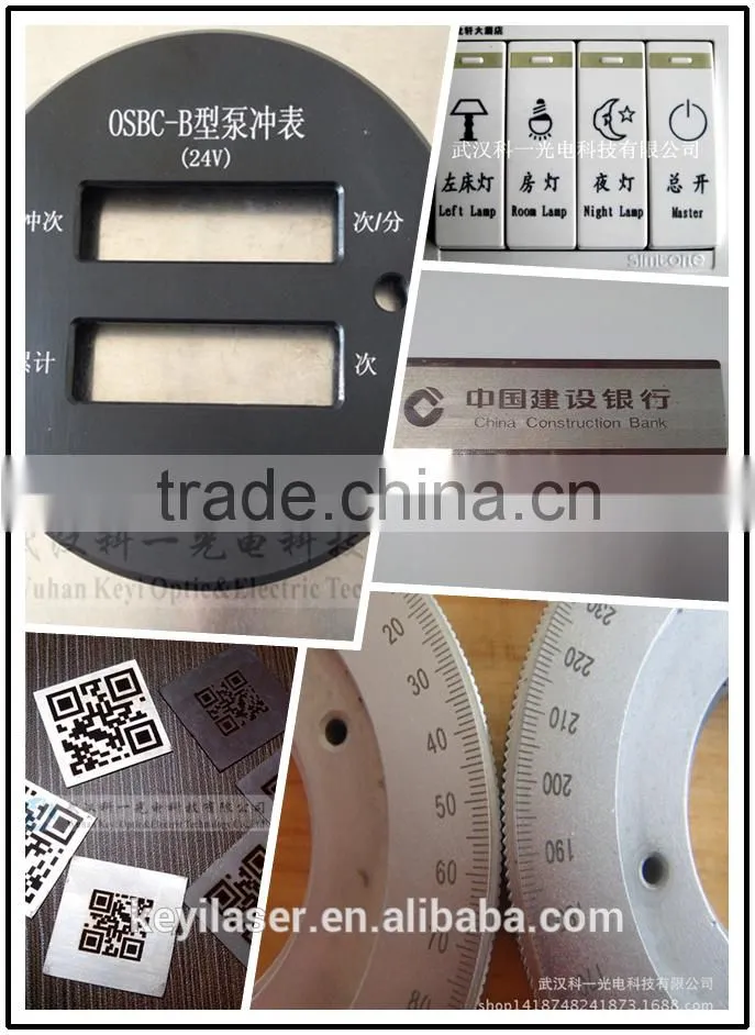 20W fiber laser marking machine price for metal / glass / plastic / iphone 6 case