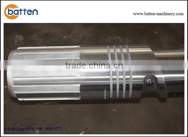 HDPE pipe plastic extrusion line screw barrel
