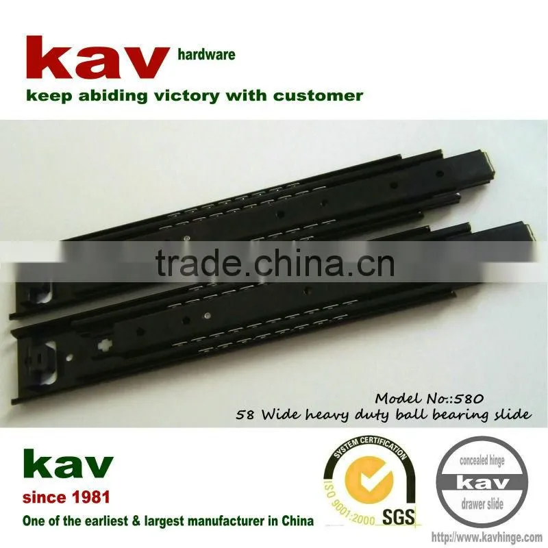 anti-tilt ball bearing heavy duty drawer slide for industry used drawer