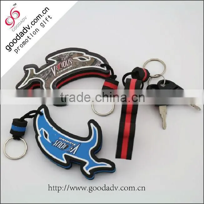customize funny EVA foam key chain/hign quality EVA float key chain