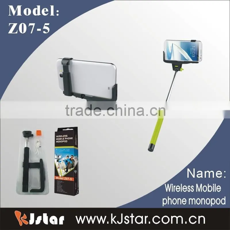 kjstar wireless monopod selfie stick phone for iphone and sumsung galaxy Z07-5