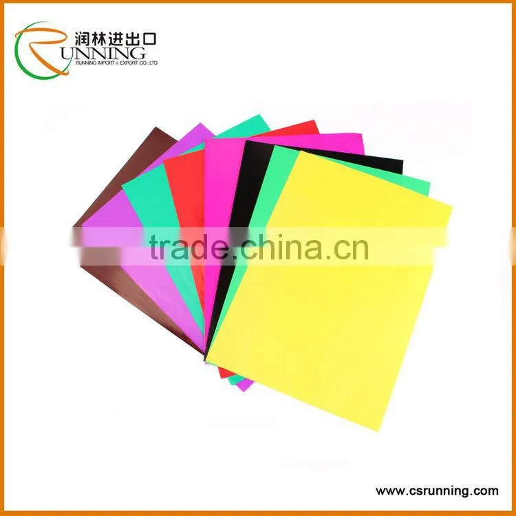 80gsm metallic paper sheet/golden silver metallic paper sheet
