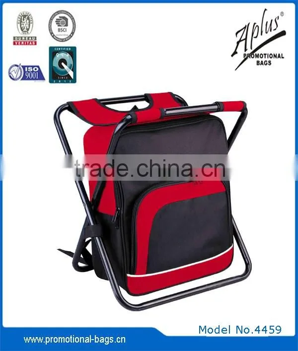 owning chair and folding cooler backpack