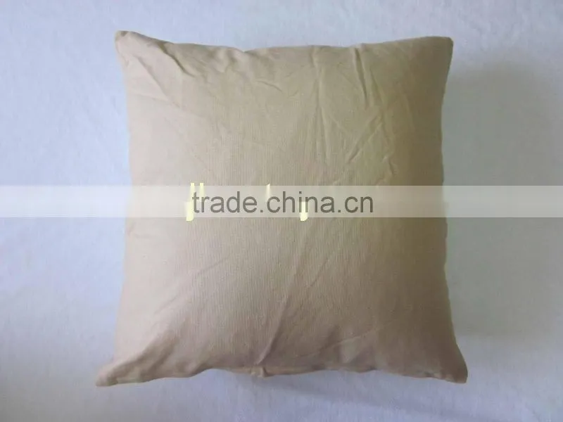 P07 dyed plain canvas cushion