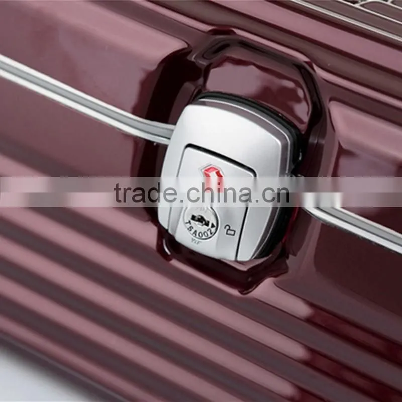 Custom Made Carry On PC Aluminum Frame Handle Aluminum Make Up Kit Bag Case Box