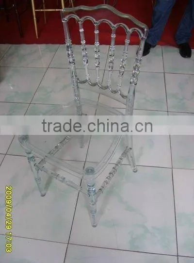 China Transparent Acrylic Chiavary Chair Wedding Chair
