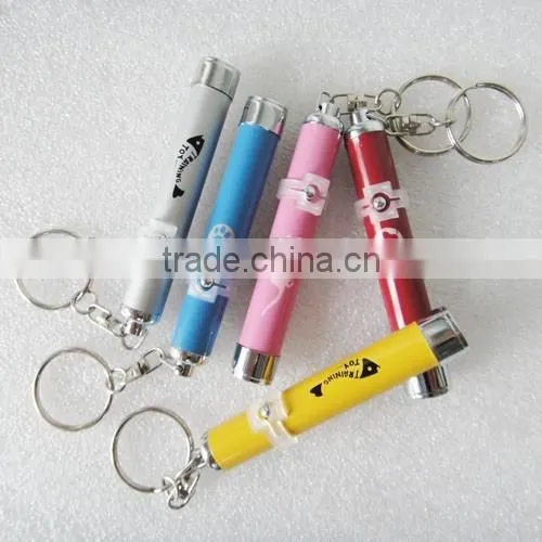 carabineer flashlight keyring WIN-1628 Led laser toy for cat lucky cat toys