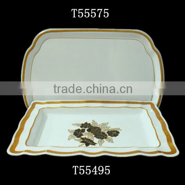 Melamine oval trays