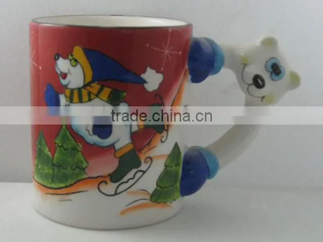2015 High Quality Hand Painted Wholesale Ceramic Coffee Mugs