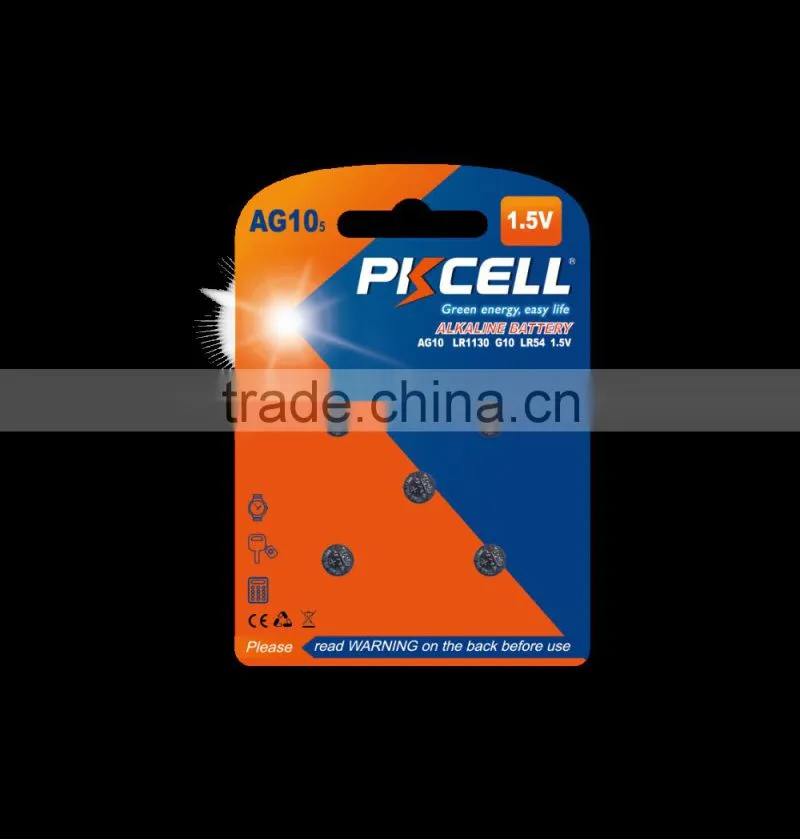 AG10 Alkaline button battery 75mAh battery manufacturer