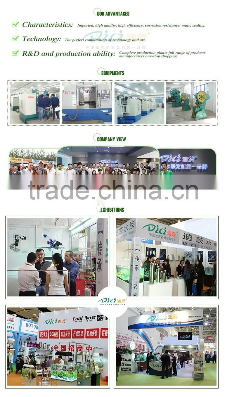 Guaranteed quality reasonable price chinese aquariums DICI Fish Tank