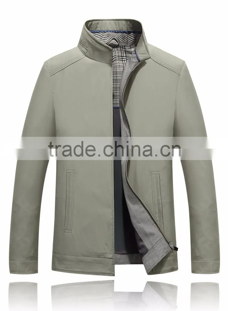 2016 new fashion fancy high quality fashion design men jackets with mandarin collar