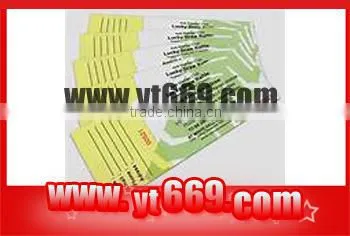 tear off paper ticket China supplier