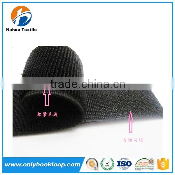 Elastic hook and loop strap with buckle / hook and loop adjustable strap