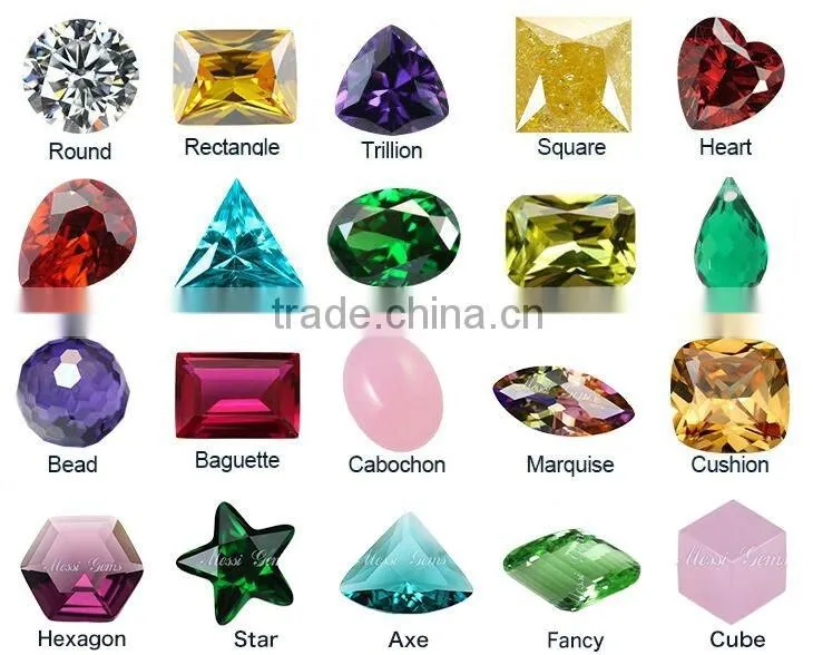 Synthetic Stone Octagon 6 x 8 mm 152# Spinel