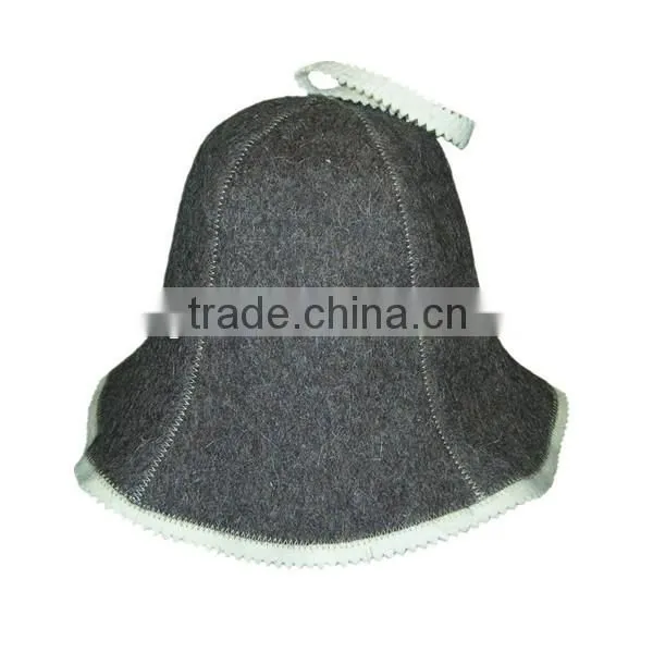Felted bath cap