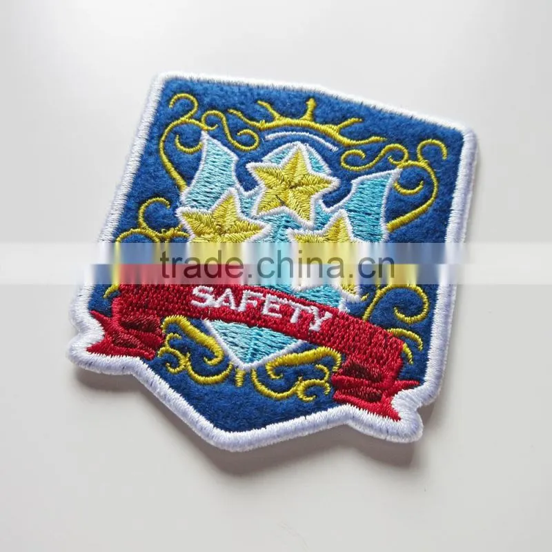 Colorful Custom Designing Sportswear Machine Embroidered Patch
