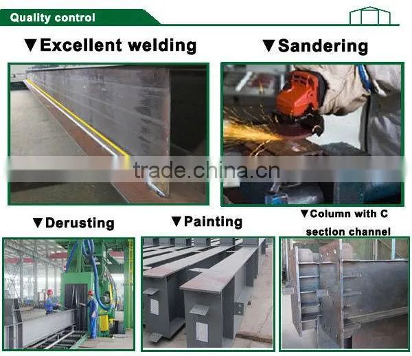 Fast construction industry steel structure building project
