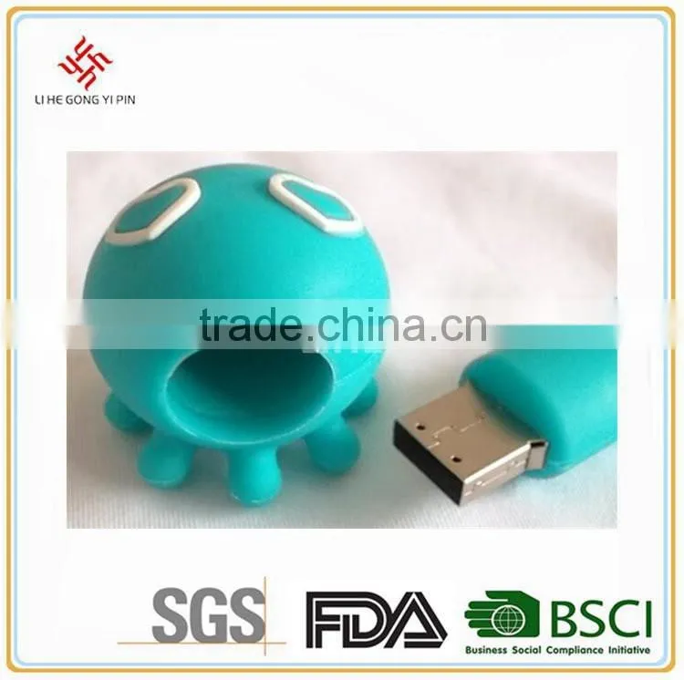 Cartoon Silicone/PVC usb cover made in china