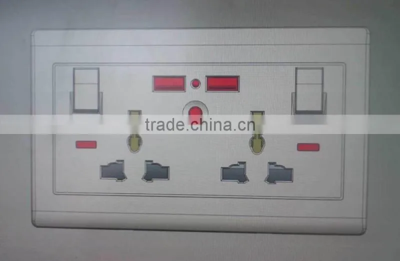 New design big button light switch panel
