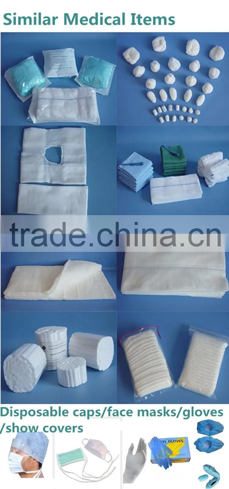 Gauze Laparotomy Sponge Customized Cotton Swabs