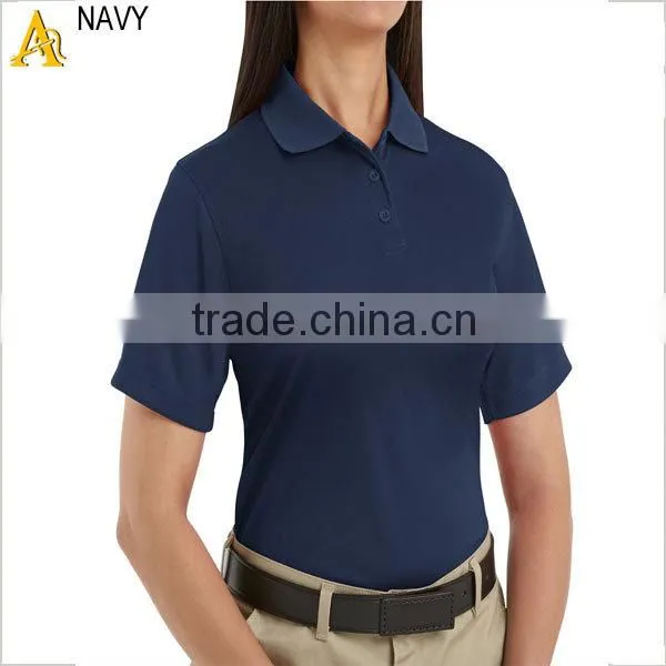 navy blue polo shirts for women