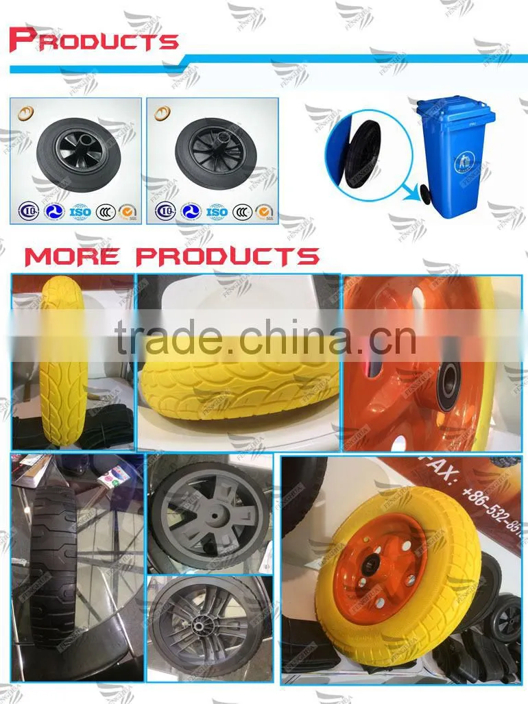 400-8 wheels for wheel barrow Various Solid rubber wheel