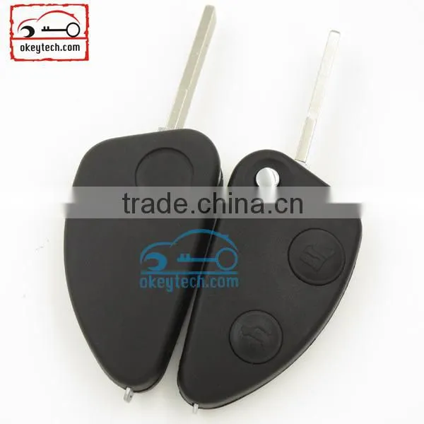 Free shipping car flip key shell for Alfa romeo 2 button Alfa key for Alfa romeo key