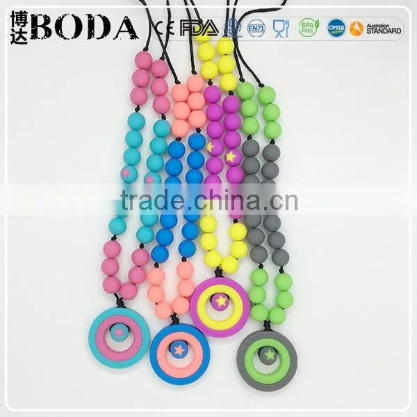 BODA first hand silicone teething toys silicone teething necklace
