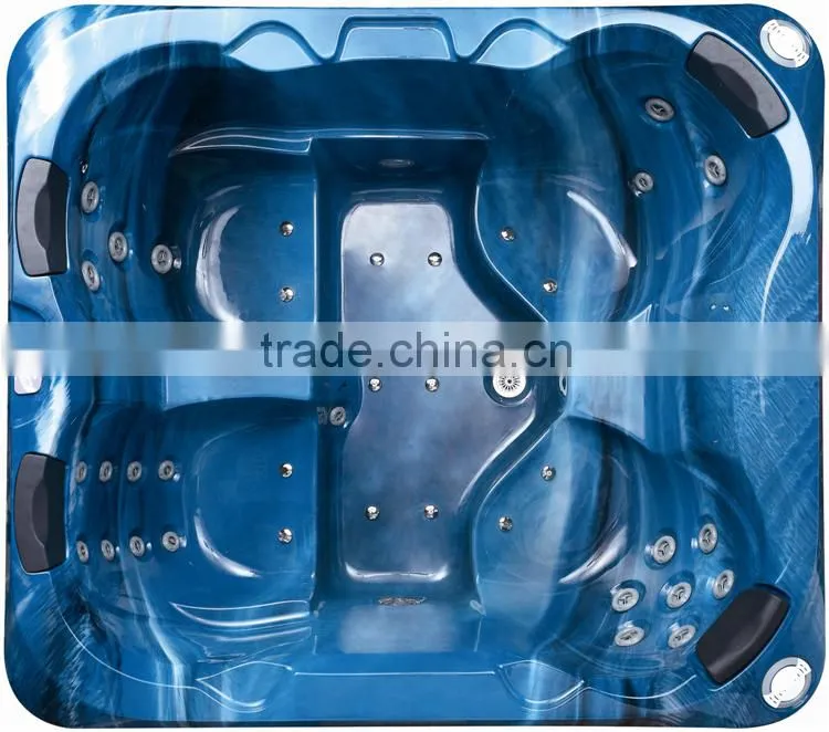 Hot Tub,Spa Hot Tub,Rectangular Hot Spa Tub for 4 adults massage