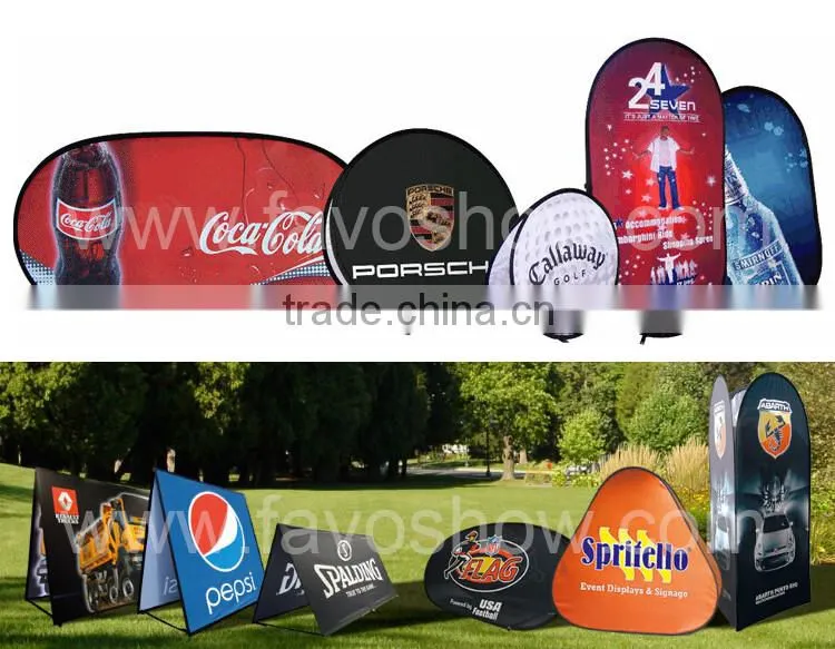 Custom Logo Printed Portable Pop Up Banner A Frame