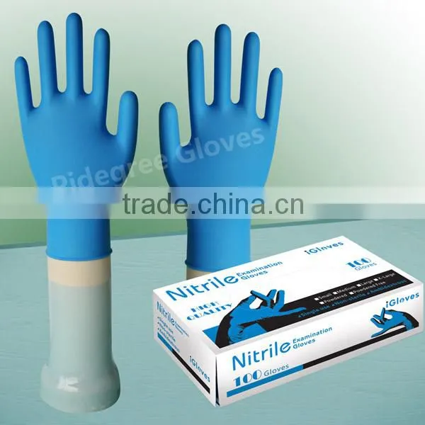 disposable colored medical nitrile gloves cleanroom nitrile glove