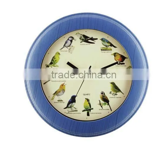 Wall Clock With Bird Sound YZ-3161MS-A