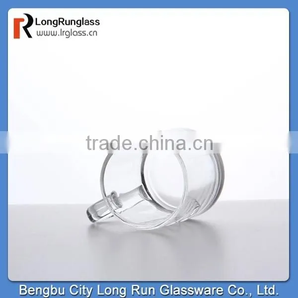 LongRun 95ml glass mugs with carved logo,wholesale